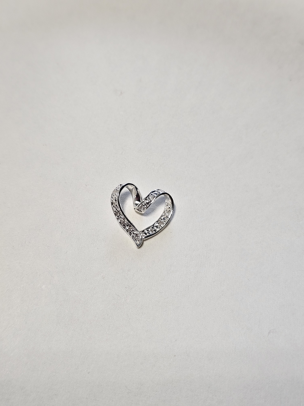 Sterling Silver 925 Heart Pendant For Necklace